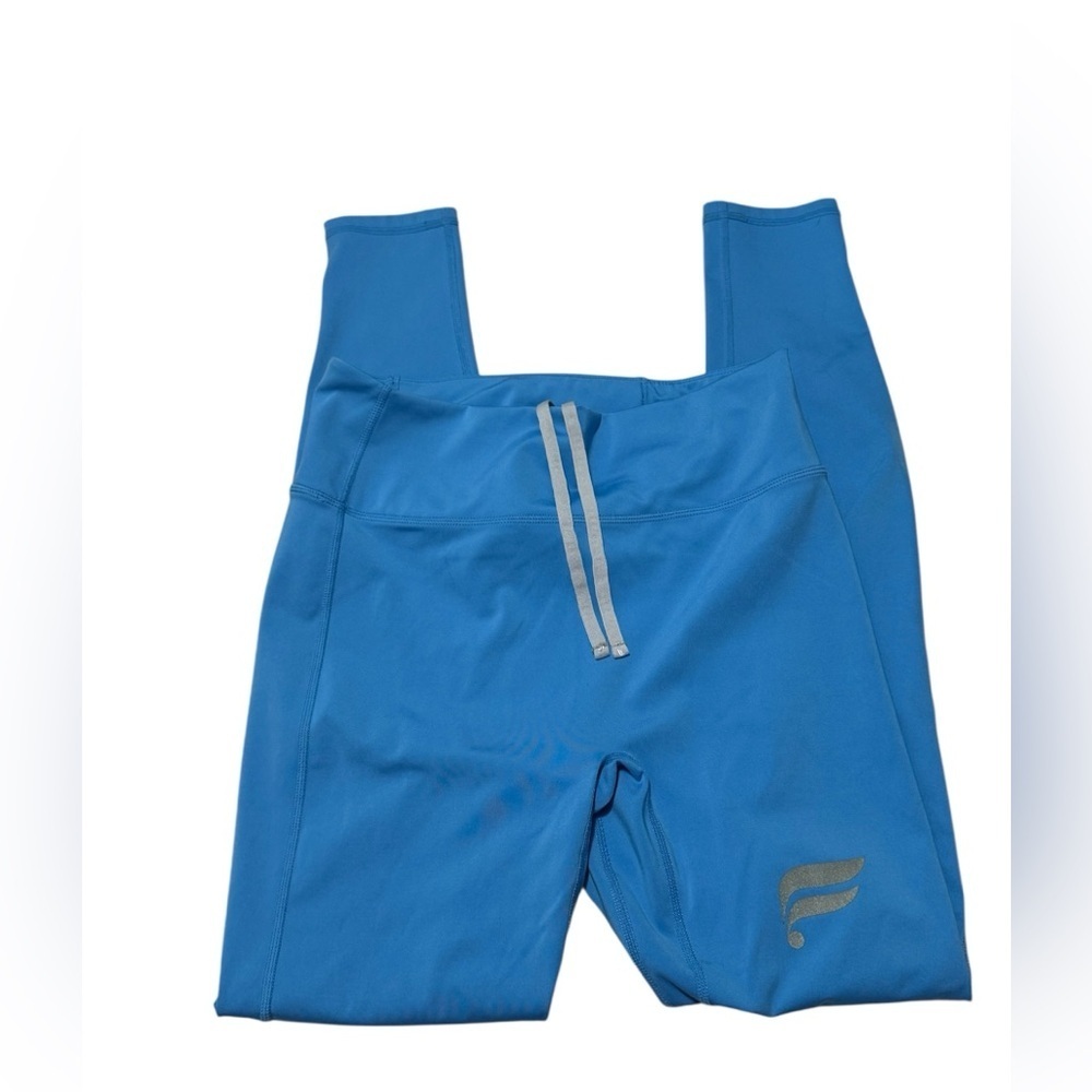 Fabletics Blue High-Waisted Leggings | Drawstring | Athletic Size XS - Picture 1 of 4
